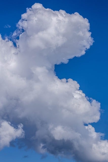 Wolken, Blauer Himmel, Cumulus