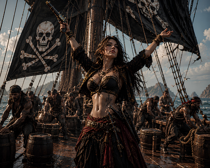 Pirater, Piratskib, Kraniet Og Knogler