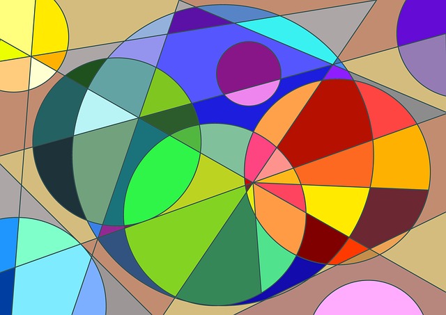 Free abstract mosaic geometry illustration