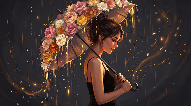 Free Girl Art illustration and picture