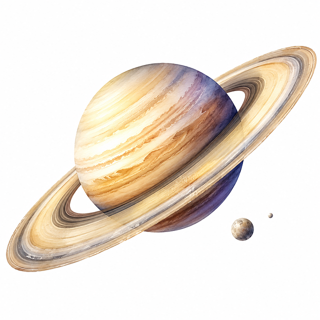 Free saturn planet rings illustration