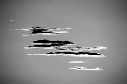 Free Clouds Black And White photo and picture