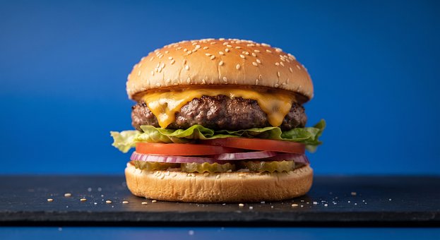 Burger, Cheeseburger, Rindfleisch, Käse