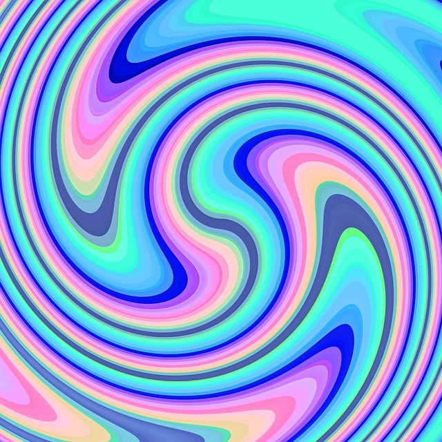 Vârtej, Psihedelic, Colorat, Abstract