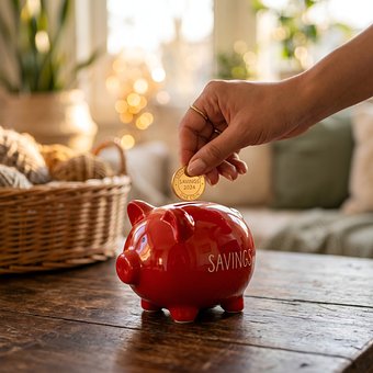 Free Piggy Bank Savings illustration and picture