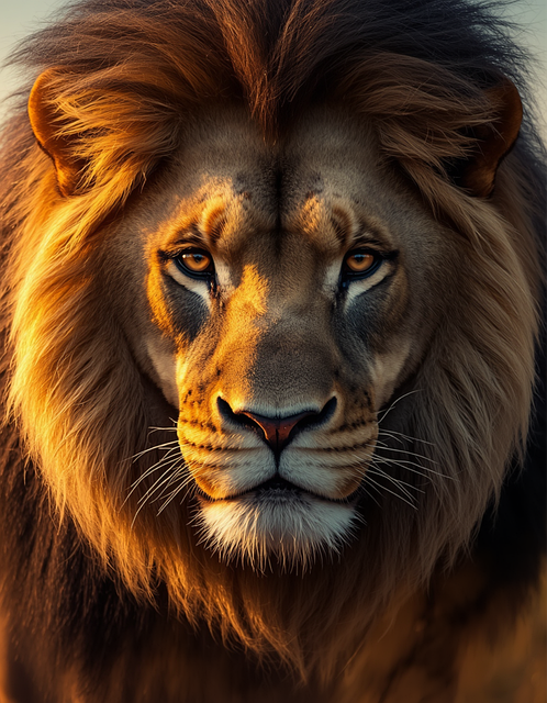 Free Lion Wild Animals illustration and picture