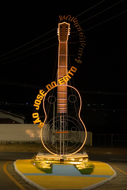 Guitar, Skulptur, Natfotografi, Kunst
