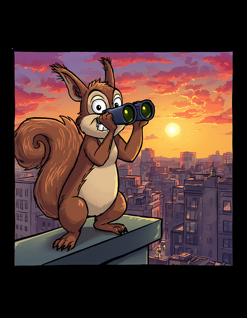 Free Cartoon Squirrel illustration and picture