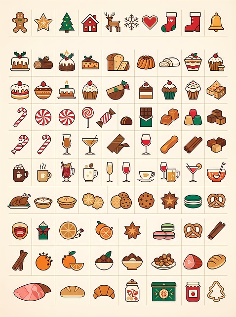Weihnachten, Ikone, Süßigkeiten, Backen