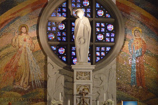 Capela, Mosaico, Estátua, Basílica