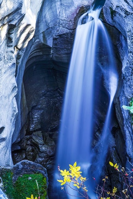 Free Waterfall Cave photo and picture