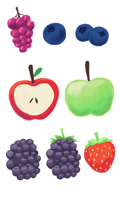 Free Grape Apple illustration and picture