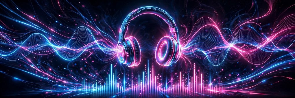 Free Headphones Music illustration and picture