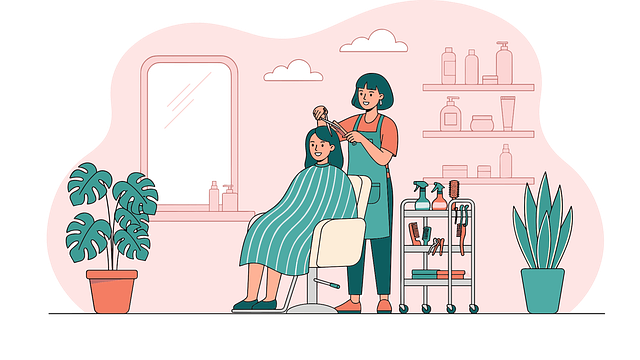 Free hairdresser hair salon hairstyle vector