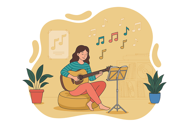 Free playing guitar guitar hobby acoustic guitar vector