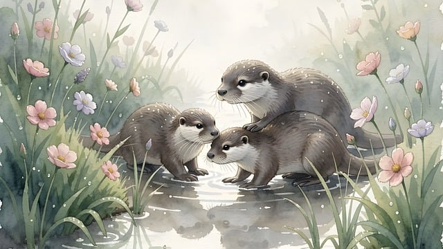 Otter, Natur, Tier, Wildtiere, Säugetier