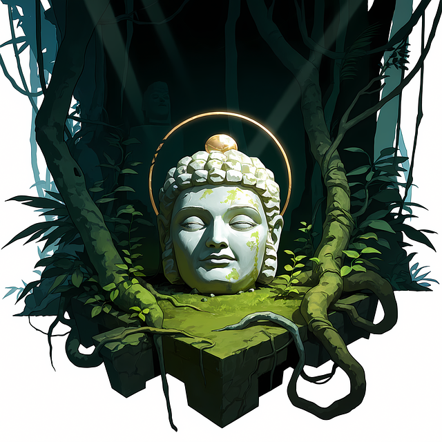 Free Buddha Sculpture illustration and picture
