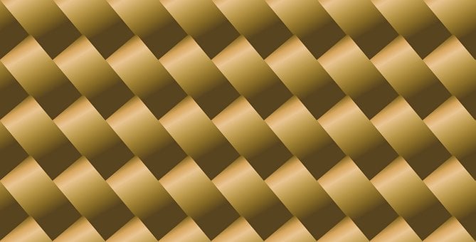 Abstrato, Ouro, Geométrico, Padrão