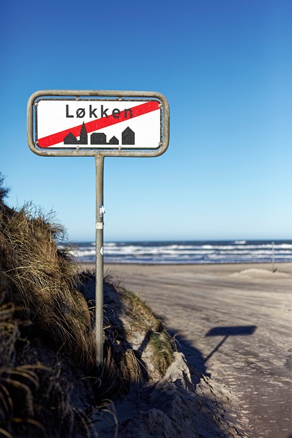 Pláž, Severní Moře, Lökken