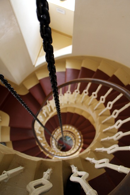 Faro, Escalera, Cadena, Desenfoque
