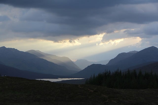 Tierras Altas, Escocia, Nubes