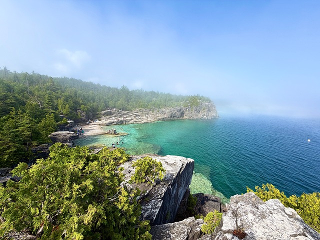 Strand, Tåge, Solskin, Sommer, Vand, Sø