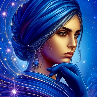 Free Woman Portrait illustration and picture
