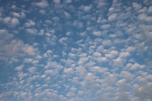 Skyer, Blå Himmel, Naturligt Landskab