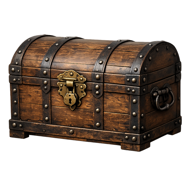 Free chest treasure metal illustration