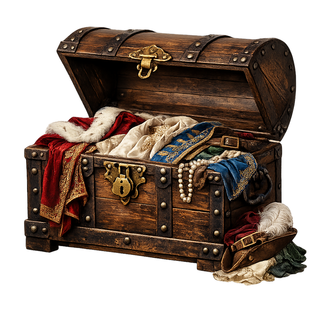 Free chest treasure pirate illustration