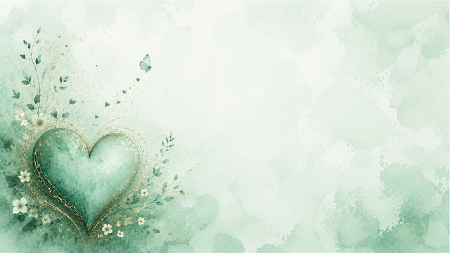 Herz, Schmetterling, Abstrakt, Aquarell