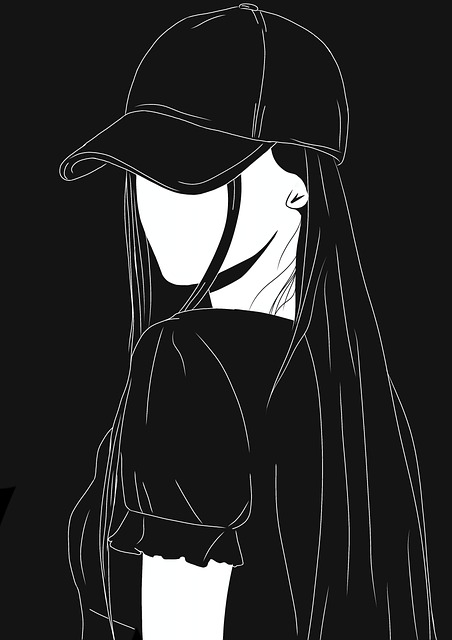 Free Portrait Black And White illustration and picture