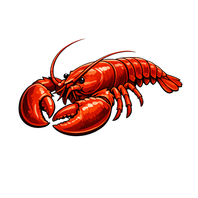 Free lobster red lobster crustacean illustration