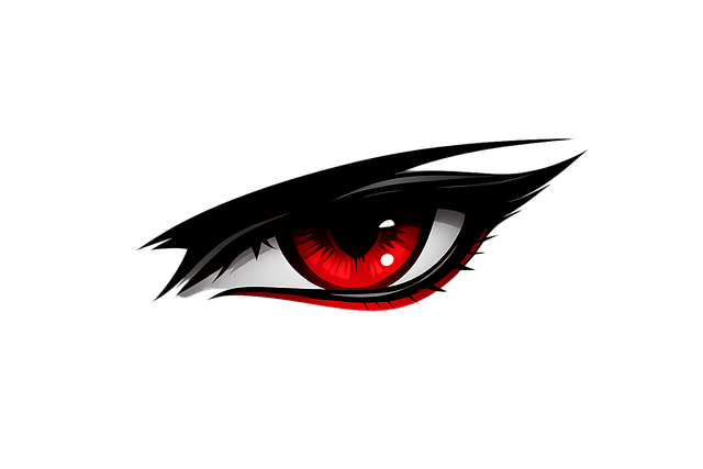 Free eye red graphic illustration