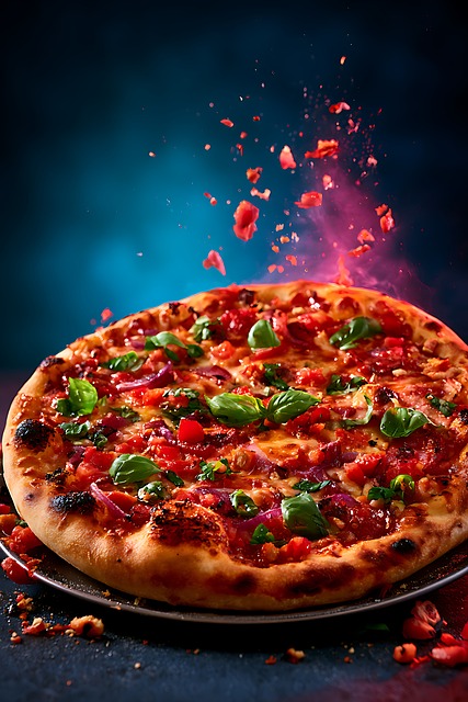 Pizza, Groentepizza, Vers Gebakken