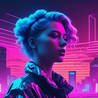 Vaporwave, Synthwave, Neon, Retro