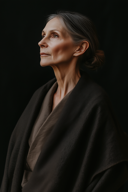 Free ai generated older woman mature woman illustration