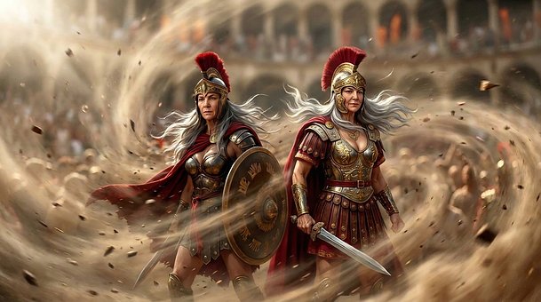 Free Ancient Warrior illustration and picture