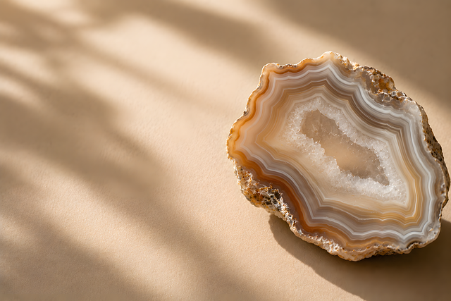 Free geode mineral agate illustration