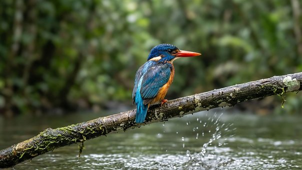 Free Kingfisher Cittura Cyanotis photo and picture