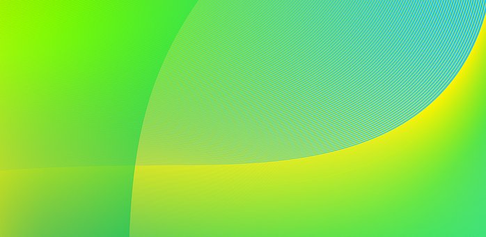 Abstrakt, Baggrund, Grøn, Gul, Gradient