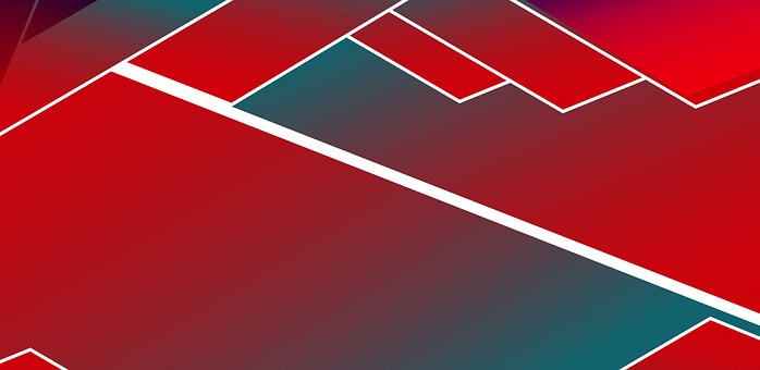 Abstrakt, Geometri, Rød, Grafik, Moderne