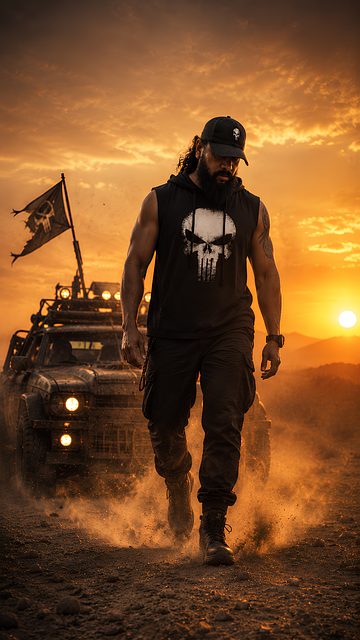 Free Warrior Post-Apocalyptic illustration and picture