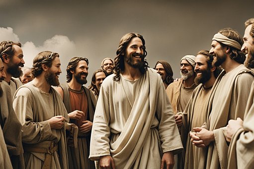 Free Jesus Crowd illustration and picture