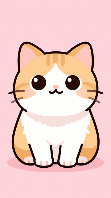 Free Cat Cartoon illustration and picture