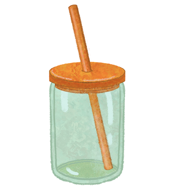 Free Glass Straw illustration and picture
