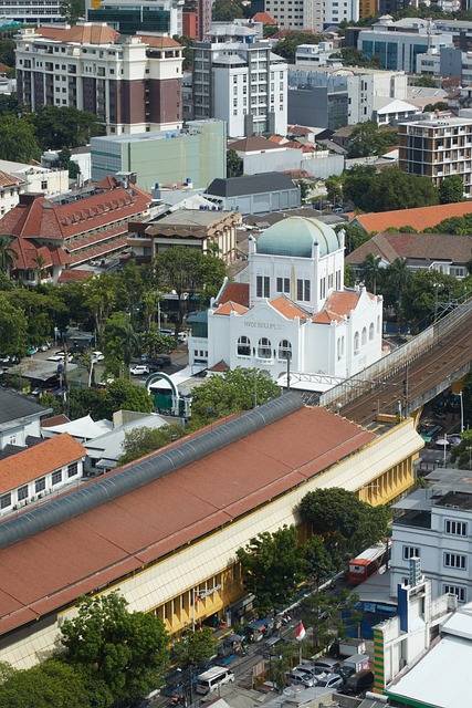Stadtlandschaft, Kuppelgebäude