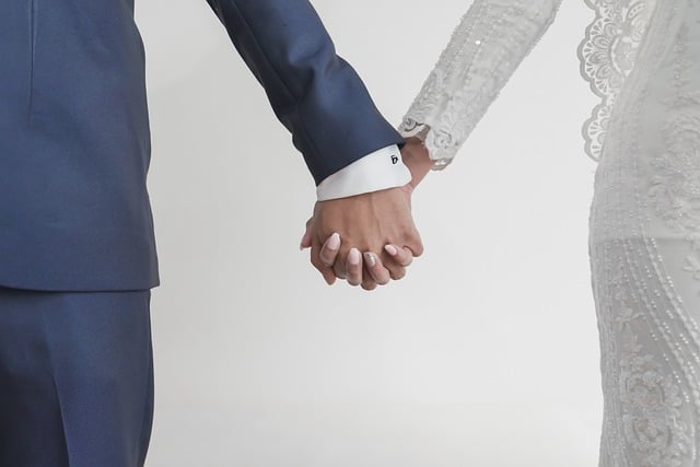 Hochzeit, Hand, Halten, Hände, Paar