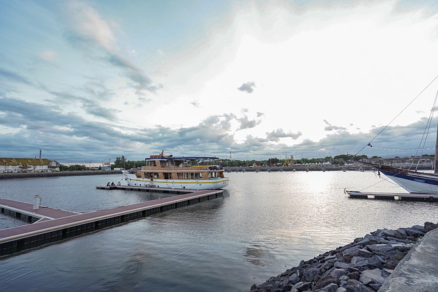 Boot, Hafen, Anlegestelle, Himmel