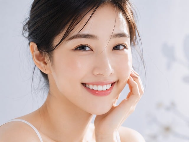Free smile natural beauty skincare illustration